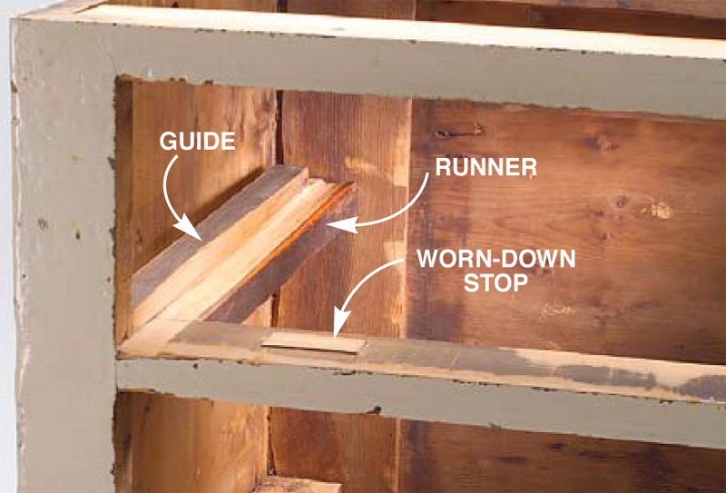 Worn Guides and Runners Repair in Dallas Texas